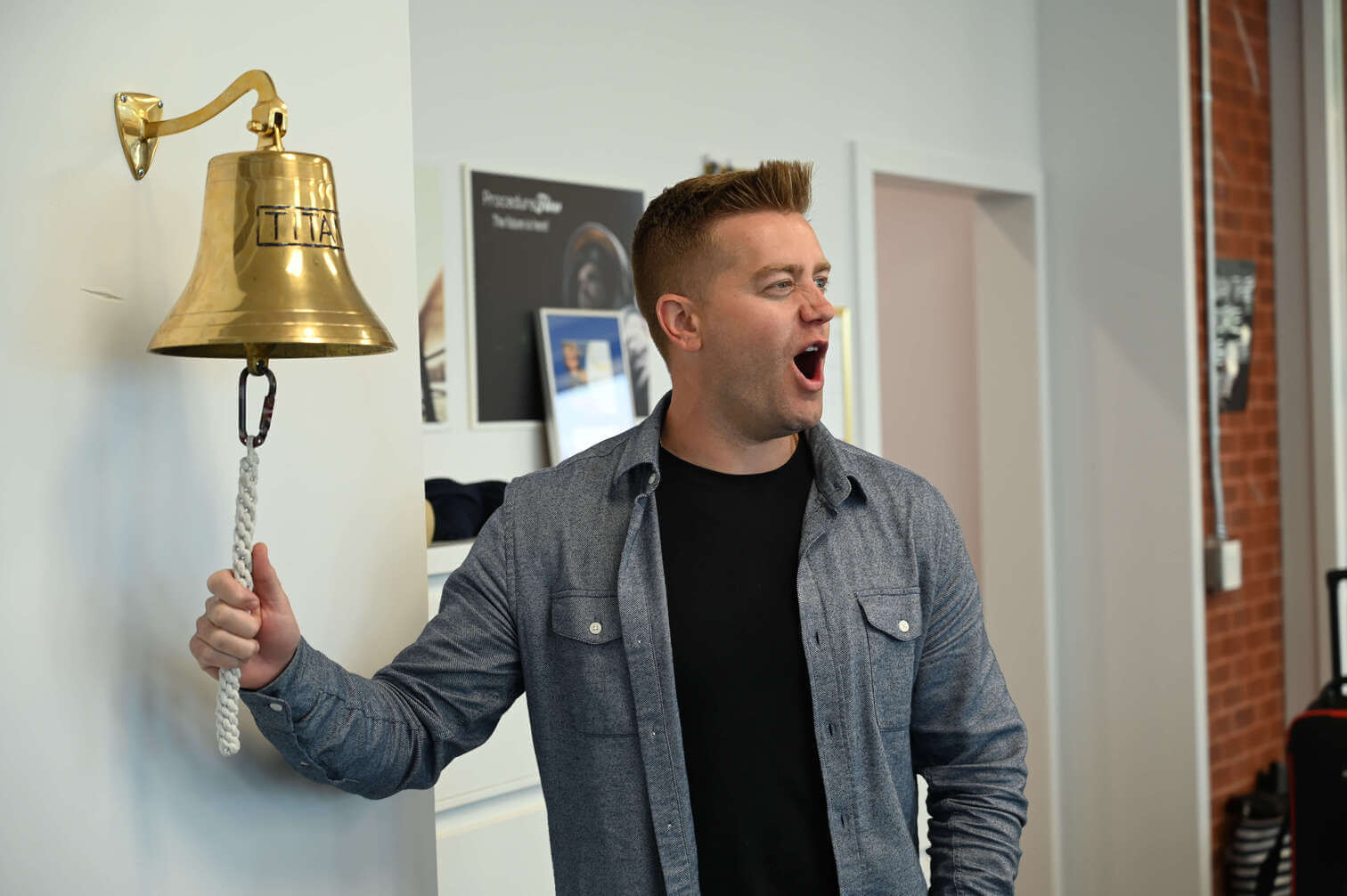 The sales bell in PF office