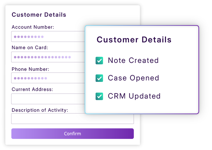 Procedureflow in-flow CRM actions