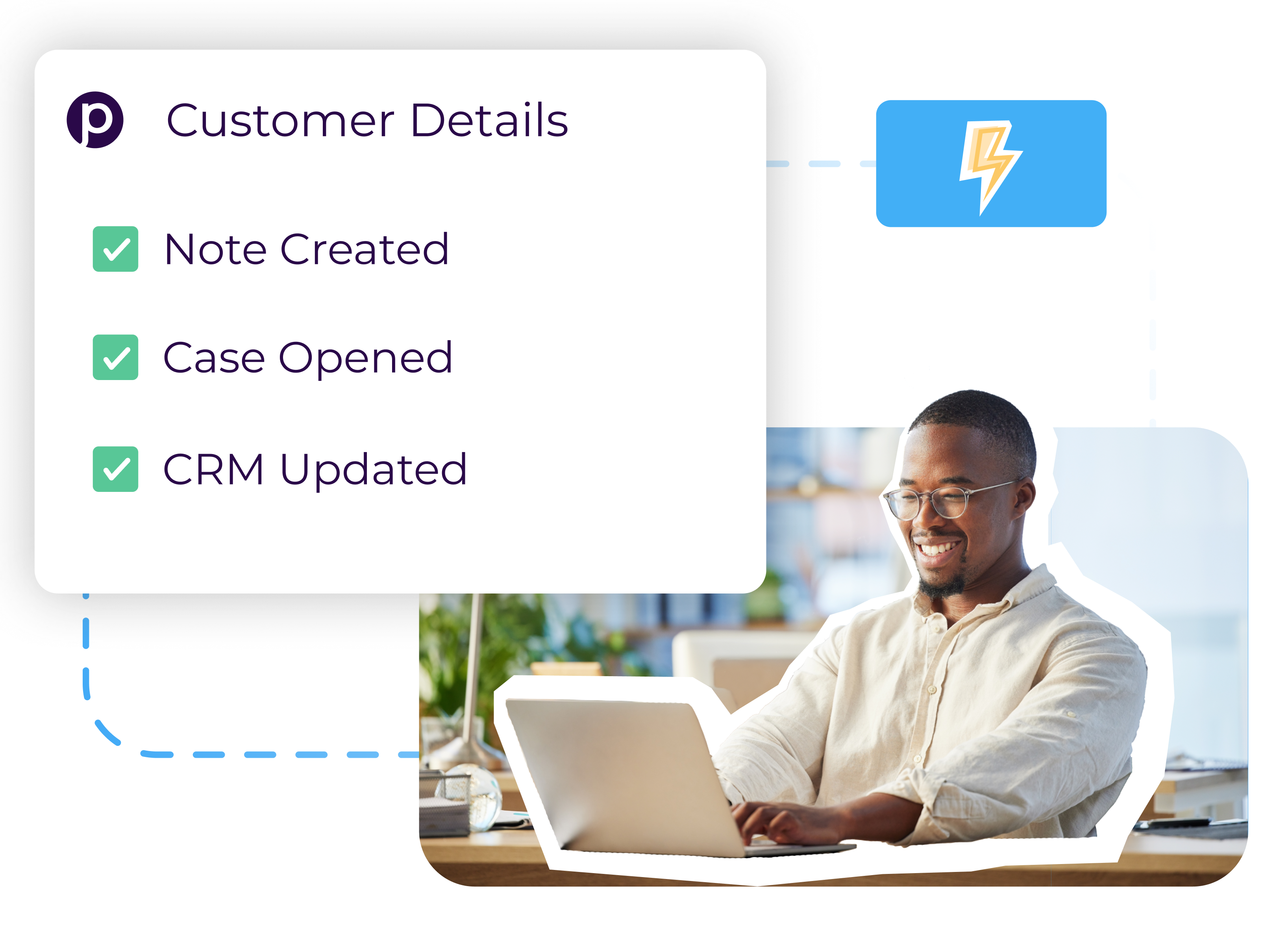 Automated customer details