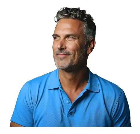 Confident professional smiling